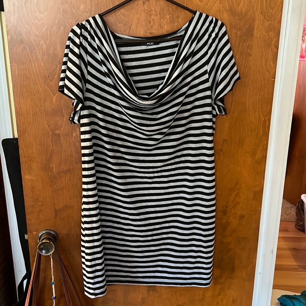 Stripped mini dress